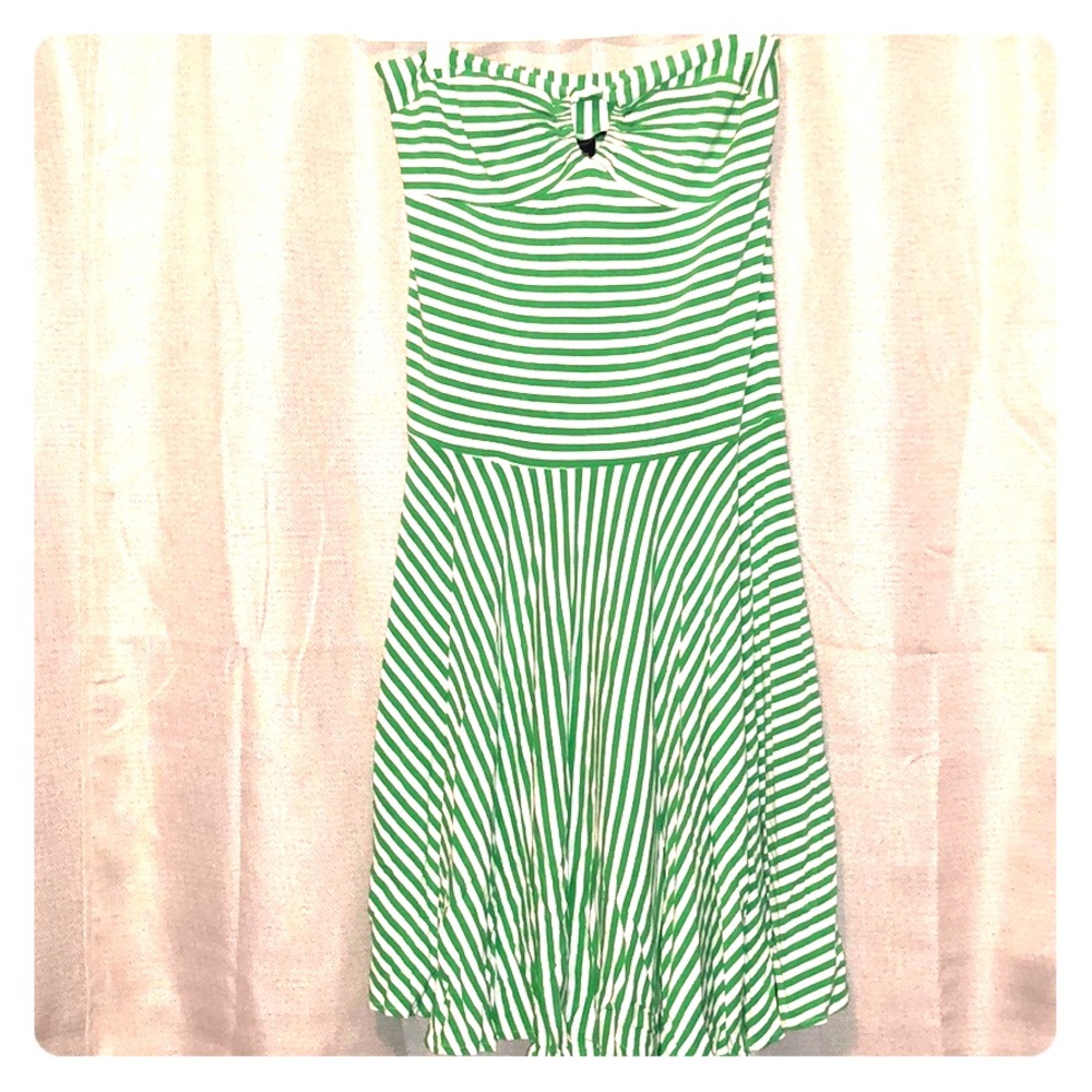Strapless summer dress